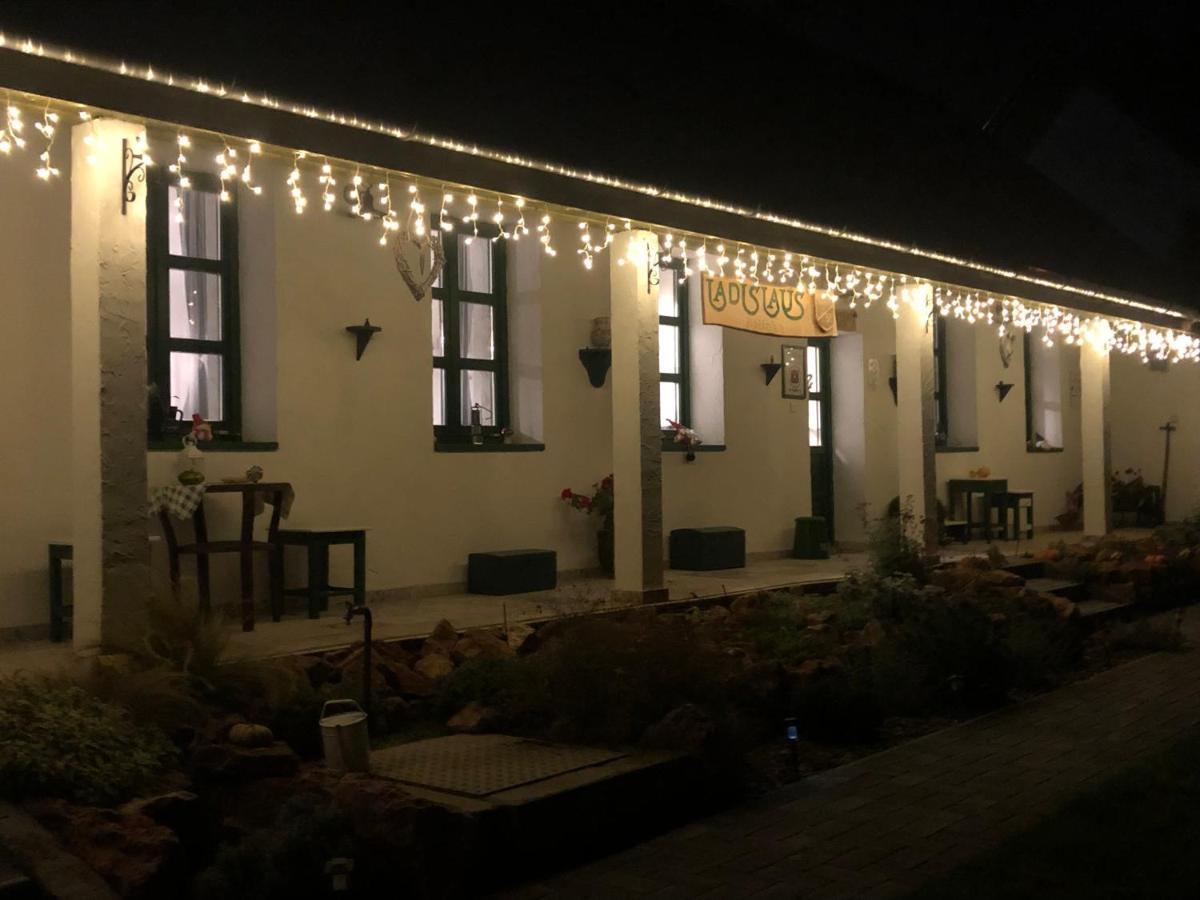Ladislaus Schnaps-Haus Falusi Vendégház Csolnok Esterno foto